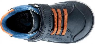 Детские ботиночки из кожи на липучках, черный 8445543614505 – фото 2