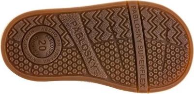 Детские ботиночки из кожи на липучках, черный – фото 8