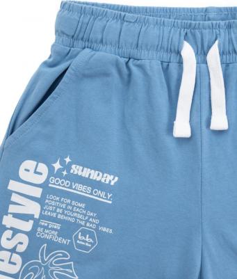 Шорты 124BBGJC54051200, голубой, 134 – фото 3