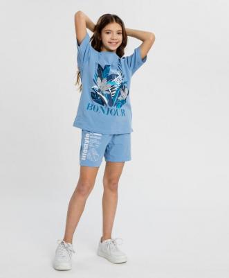 Шорты 124BBGJC54051200, голубой, 164