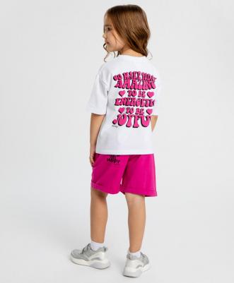 Шорты 124BBGMC54064900, фуксия, 116 – фото 2