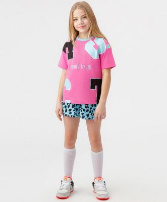 Шорты детские 123BBGA54020013, голубой, 152