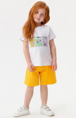 Шорты детские 123BBGB54032700 желтый, 128 – фото 2