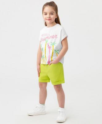 Шорты детские 123BBGMC60035500 салатовый, 104