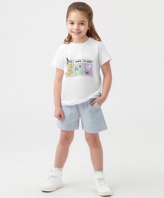 Шорты детские 123BBGMC60041813 голубой, 116