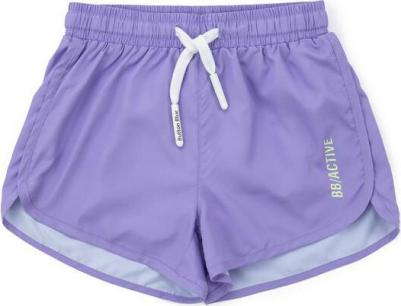 Шорты плавательные с принтом фиолетовые для девочки (128-134)