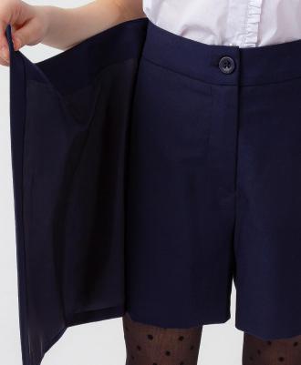 Юбка-шорты синяя (170) – фото 3