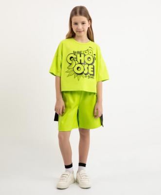 Шорты 12408GJC6005, салатовый, 152 – фото 1