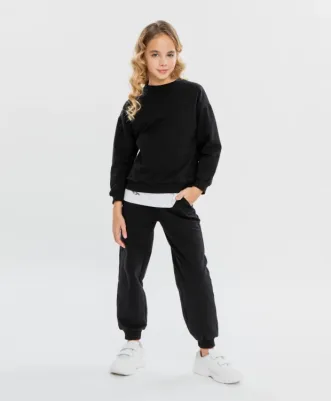 Брюки 124BBGJB56050800, черный, 134 – фото 4