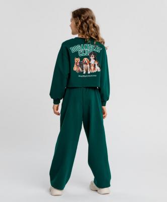 Брюки 124BBGJC56024800, зеленый, 146 – фото 5