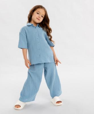 Брюки 124BBGMC63071800, голубой, 104