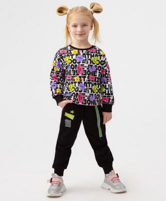 Брюки детские 123BBGMC56100800 черный, 116