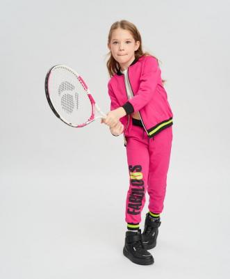 Брюки детские 123BBGMC56111200, цвет розовый, размер 116