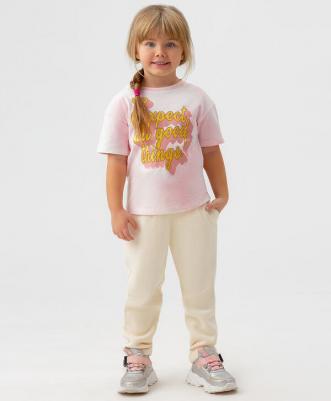 Брюки детские 123BBGMC56160200, цвет бежевый, размер 116 – фото 2