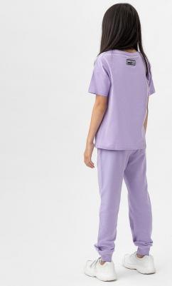 Брюки детские 222BBGB56013100 цв. фиолетовый р. 98 – фото 1