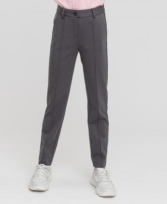 Брюки детские 222BBGS56020100 цв. серый р. 164 – фото 1