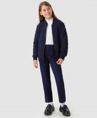 Брюки детские 223BBGS63011000 синий, 158 – фото 2