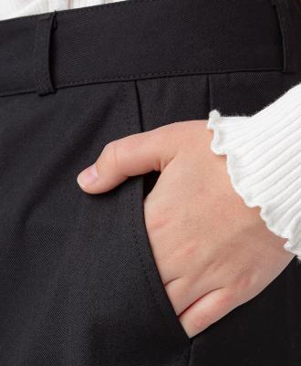 Брюки детские 223BBGS63050800 черный, 146 – фото 1