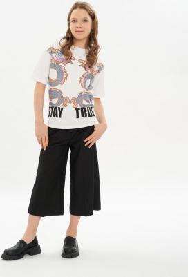 Брюки детские 223BBGS63050800 черный, 146 – фото 2