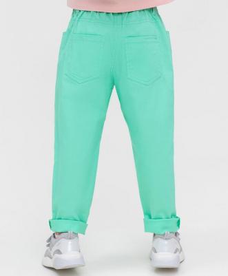 Брюки детские, мятные, мод.122BBGMC63022600, р.98 – фото 4