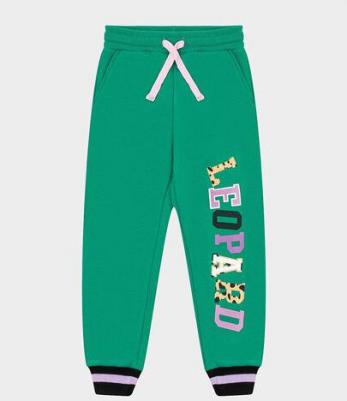 Брюки-джоггеры из флиса зеленые 222BBGMC56054800 р.98 – фото 6