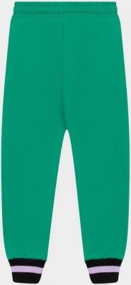 Брюки-джоггеры из флиса зеленые 222BBGMC56054800 р.98 – фото 7
