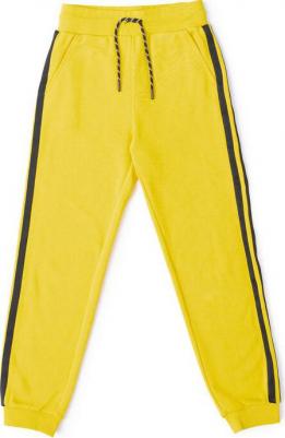 Брюки джоггеры, карманы, пояс на резинке, размер 152, желтый – фото 8