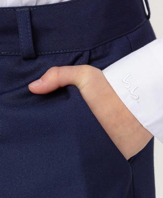 Брюки-кюлоты синие (152) – фото 4