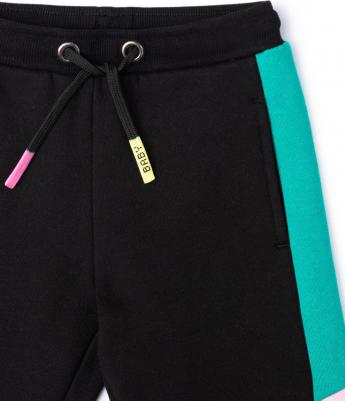 Брюки с лампасами черные (128) – фото 1