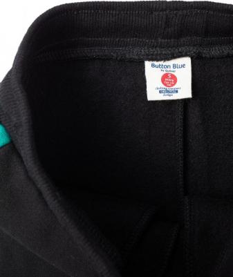 Брюки с лампасами черные (128) – фото 8