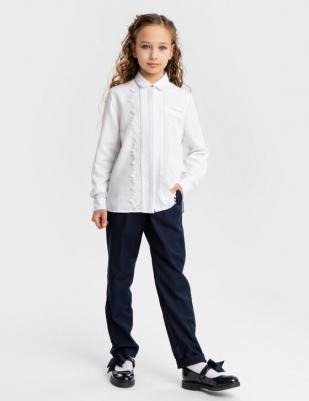 Брюки синие со стрелками (158) – фото 2