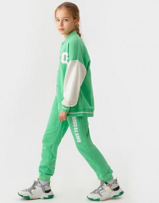 Джоггеры детские 123BBGJC56024800, зеленый, 146 – фото 3