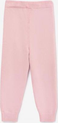 Брюки-джоггеры вязаные розовые для девочки, 128, 22402GMC3701 – фото 4