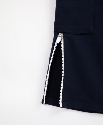 Брюки расклешенные с карго-карманами тёмно-синие, 104, 22403GMC5604 – фото 3