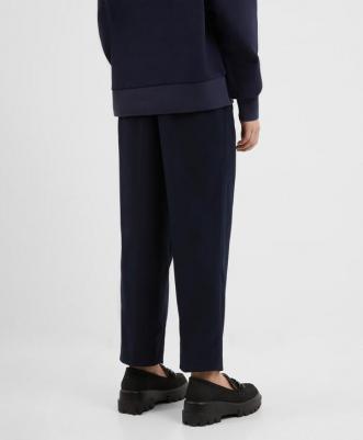 Брюки зауженные с защипами синие для девочки (158) – фото 4