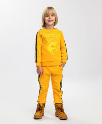 Брюки детские 223BBBMC56032700, желтый, 98 – фото 1