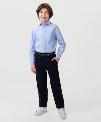 Брюки из твила синие (158)