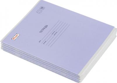 Тетрадь школьная сиреневая Отличник А5 18 листов в линейку – фото 15