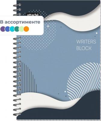 Бизнес-тетрадь Граффити А5 120 листов в клетку на спирали (146x204 мм)