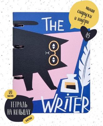 Бизнес-тетрадь Abstract A5 120 листов разноцветная в клетку на кольцах – фото 7