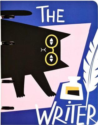 Бизнес-тетрадь Abstract A5 120 листов разноцветная в клетку на кольцах