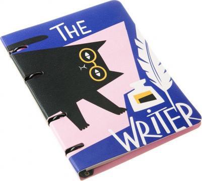 Бизнес-тетрадь Abstract A5 120 листов разноцветная в клетку на кольцах – фото 12