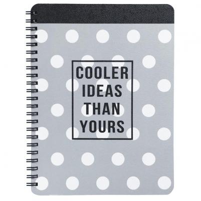 Бизнес-тетрадь Dots A5 96 листов разноцветный в клетку на спирали – фото 7