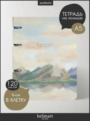 Блочная тетрадь на кольцах "View", А5 на 120 листов в клетку
