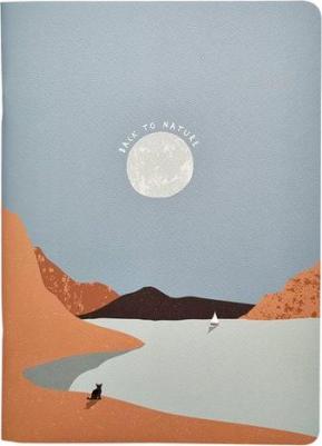 Тетрадь Mountains луна, 40 листов, А4, клетка – фото 1