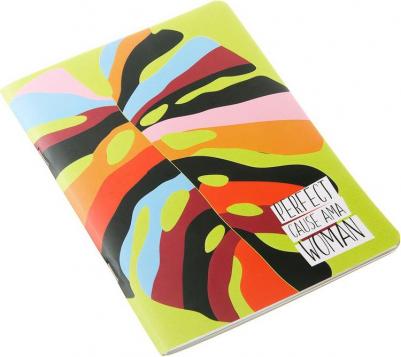 Тетрадь общая Abstract Лист А5+ 48 листов в клетку на скрепке – фото 4