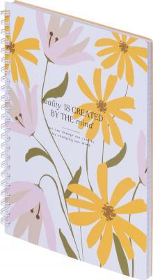 Тетрадь общая April А5 80 листов в клетку на спирали – фото 1