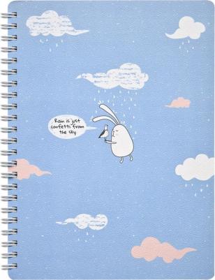 Тетрадь общая "Bunny", 20 листов в клетку, 15,6 х 20,7 см – фото 3