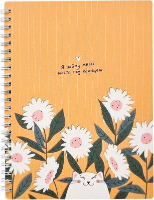 Тетрадь общая Mur-Mur А5 80 листов А5 на спирали в клетку