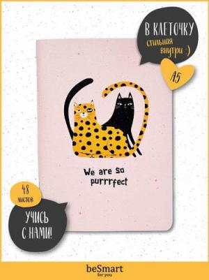 Тетрадь общая Silly А5 48 листов в клетку на скрепке (N3172) – фото 3